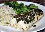 American Minute Baked Halibut With Herbs Appetizer