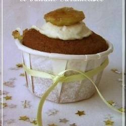 American Banana Muffins and Chestnuts Dessert