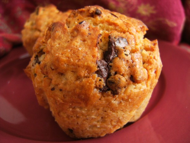 British Basic Chocolate Chip Muffins Dessert