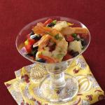 British Shrimp with Roasted Peppers Appetizer
