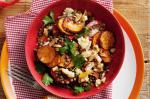Lentil And Sweet Potato Salad With Feta Croutons Recipe recipe