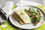 American Limesteamed Kingfish With Beans and Ginger Recipe Appetizer