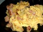 American Scrambled Eggs and Ham 3 Breakfast