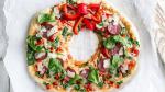 American Holiday Pizza Wreath Dinner