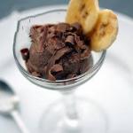 American Chocolate Ice Cream Without Lactose nor Eggs Dessert