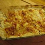 American Au Gratin Potatoes with Bacon Appetizer