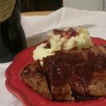 American Flank Steak with Garlic Wine Sauce Recipe Appetizer