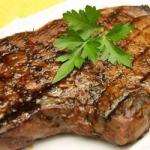 American Sirloin Steak with Garlic Butter Recipe Appetizer