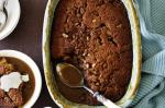 American Espresso And Pecan Selfsaucing Pudding Recipe Dessert