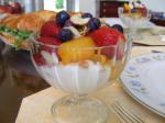 American Fruit Yogurt Compote or Parfait Dinner