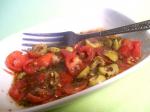 American Smashed Tomato and Olive Salad Appetizer