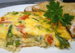 American Frittata with Asparagus Tomato and Fontina 2 Appetizer