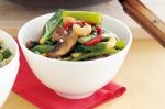 Chilli Asian Greens And Cashew Stirfry Recipe recipe