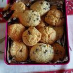 Canadian Almond Biscuits with Chocolate Drops Dessert