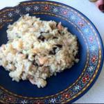 Canadian Risotto with Radicchio and Salmon Appetizer