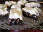 American Threelayer Brownies Dessert