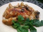 American Chicken With Artichoke Hearts  Mushrooms Dinner