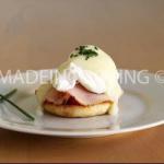 Canadian Muffins for Eggs Benedict Appetizer