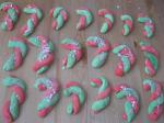 American Red And Green Candy Cane Cookies Dessert