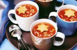 American Roasted Tomato Soup With Toast Stars Recipe Appetizer