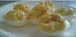 American Sweet Pickle and Horseradish Deviled Eggs Appetizer
