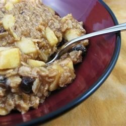 American Creamy Apple Cinnamon Raisin Oatmeal Recipe Dessert