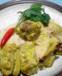 American Marinated Chicken Breast With Coconut Curry Sauce Dinner