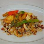Russian Rice with Tofu and Asparagus Appetizer