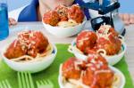 Canadian Spaghetti And Meatball Atomic Bowls Recipe Appetizer