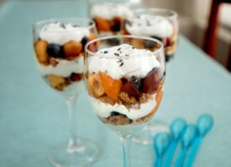 American Lavenderscented Fruit Parfait Recipe Dessert