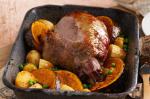 American Minted Leg Of Lamb With Roasted Vegetables Recipe Appetizer