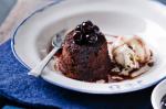American Molten Black Forest Puddings Recipe Dessert