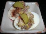 American Nutty Deviled Eggs Appetizer