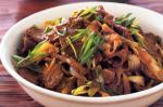 Mongolian Mongolianstyle Lamb Stirfry Recipe Dinner