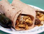 Mexican Chorizo and Egg Breakfast Burritos Appetizer