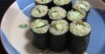 Japanese Macrobiotic andfakeand Cucumber Sushi Rolls 1 Dinner