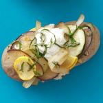 British Very Veggie Baked Potatoes Appetizer