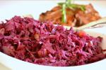 American Braised Red Cabbage with Red Onion and Apples 1 Appetizer