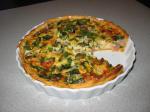American Spinach and Ham Quiche Appetizer
