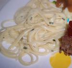 American Linguine in Sour Cream and Chive Sauce Dinner