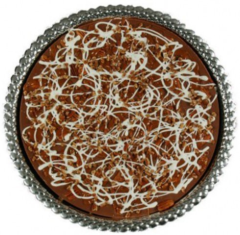 American Brownie Mix Candy Topped Pizza Dessert