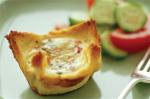 American Mini Ham and Cheese Quiches Recipe Appetizer