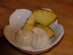American Grilled Pineapple With Vanilla Cinnamon Ice Cream Dessert