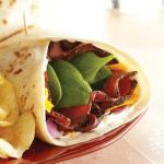 British Spinach Pastrami Wraps Appetizer