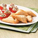 British Spinach Phyllo Triangles 1 Appetizer