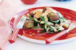British Quick Falafel With Cucumber and Herb Salad glutenfree Recipe Appetizer