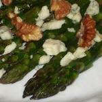 American Asparagus with Gorgonzola and Roasted Walnuts Recipe BBQ Grill