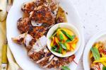 American Lime And Cumin Chargrilled Chicken With Mango Chilli Salsa Recipe Appetizer