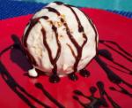 American White Chocolate Covered Ice Cream Crunch Balls Dessert