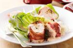 American Baconwrapped Chicken With Parmesan Stuffing Recipe Appetizer